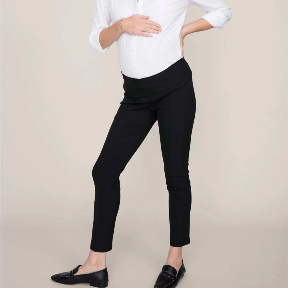Hatch maternity “stiletto” black dress pant trouser size 1